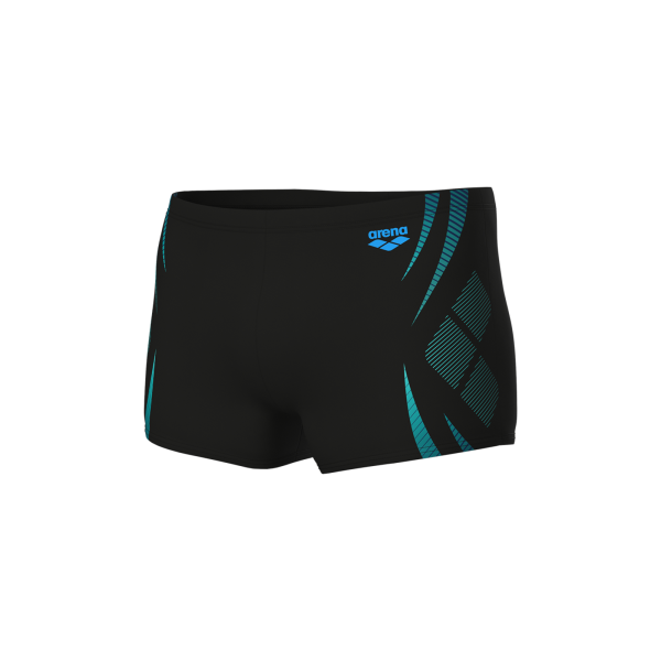 Arena M Arena Poseidonia Swim Short D 7 black/turquoise Herren