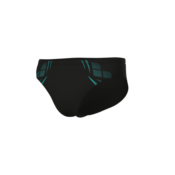 Arena M Arena Poseidonia Swim Briefs D 8 black/turquoise Herren
