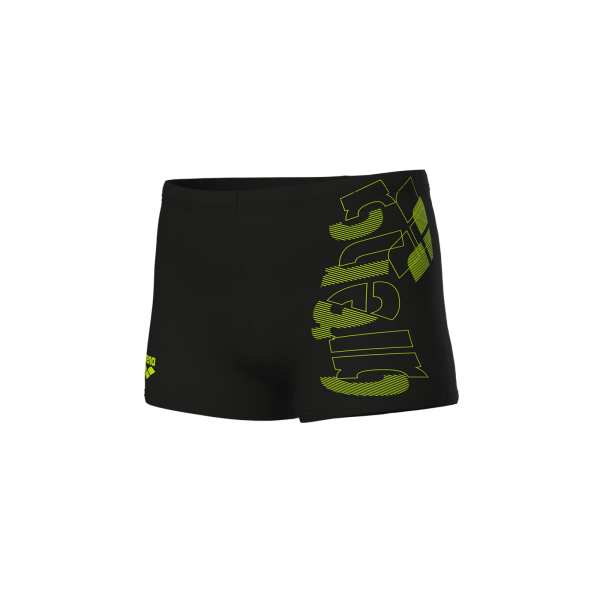 Arena B Arena Tales Swim Short 128 black/artic lime Jungen