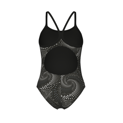 Arena W Arena Fireflow Swimsuit Lightdrop Back D 34 black/team black Damen Produktbild 3