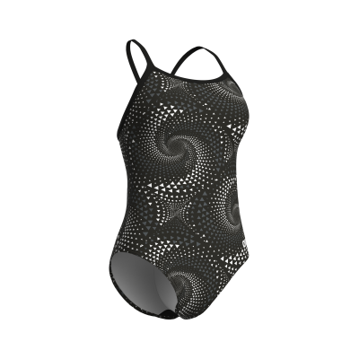 Arena W Arena Fireflow Swimsuit Lightdrop Back D 38 black/team black Damen Produktbild 1