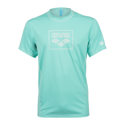 Arena M Arena S/S Swim Shirt L water Herren Produktbild 1