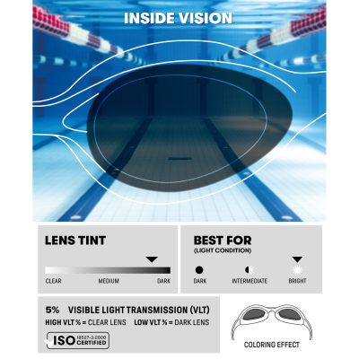 Arena Jr Spider Mirror one size r silver/grey/black Unisex Produktbild 2