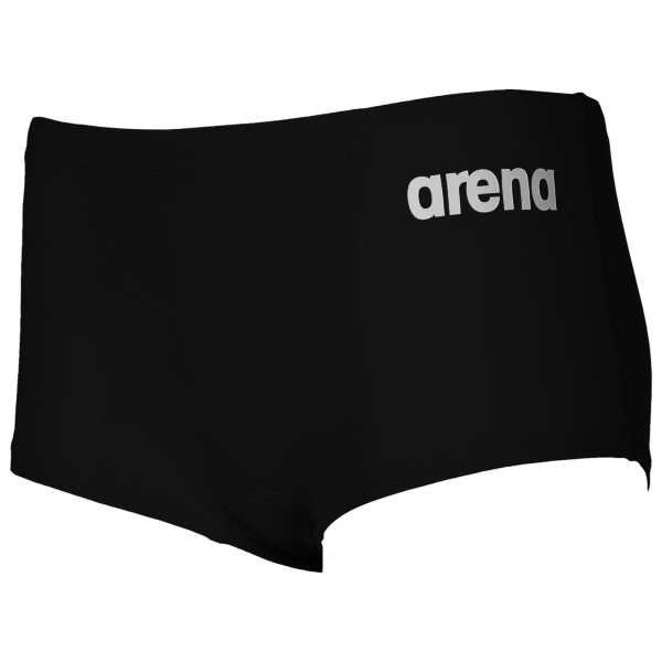Arena B Solid Squared Short Jr 116 black/white Jungen