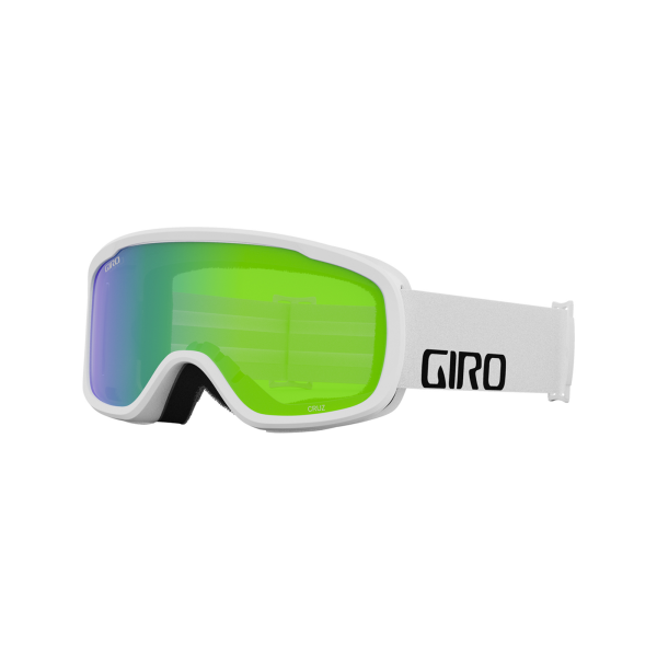 Giro Cruz Flash Goggle one size white wordmark loden green S2 Unisex