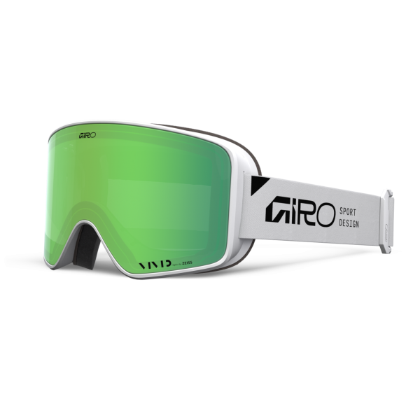 Giro Method II Vivid Goggle one size white stacked vivid emerald S2 +S1 Unisex