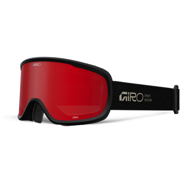 Giro Cruz Flash Goggle one size black/tan stacked amber scarlet S2 Unisex