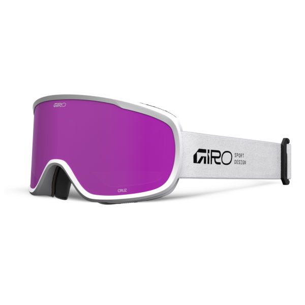 Giro Cruz Flash Goggle one size white stacked amber pink S2 Unisex