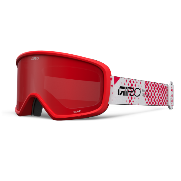 Giro Stomp Flash Goggle one size red fence amber scarlet S2 Unisex