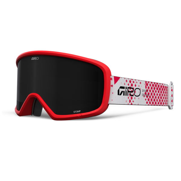 Giro Stomp Flash Goggle one size red fence ultra black S3 Unisex