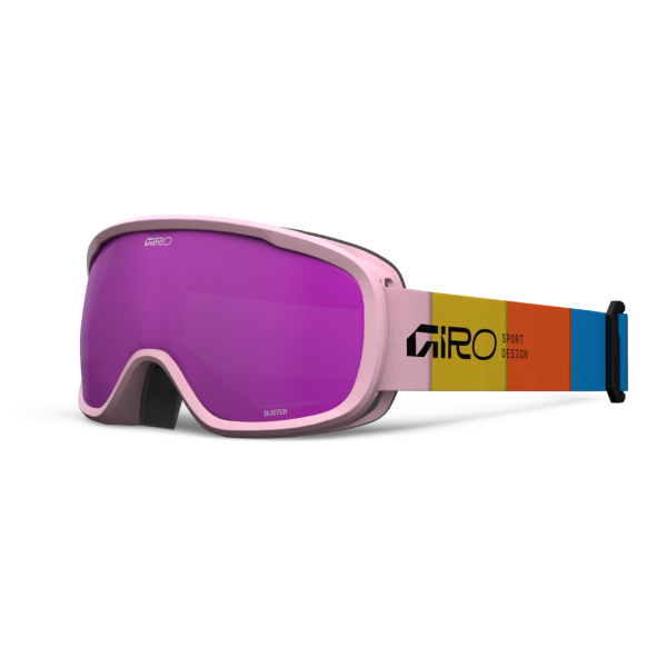 Giro Buster Flash Goggle one size pink blocks amber pink S2 Unisex