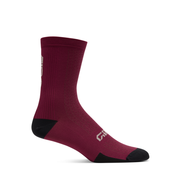 Giro HRC Sock L dark maroon Unisex