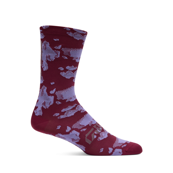 Giro Comp Racer High Sock M maroon pulse Unisex