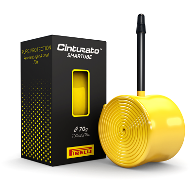 Pirelli SmarTube Cinturato Presta 60mm 700x33-45C yellow Produktbild 1