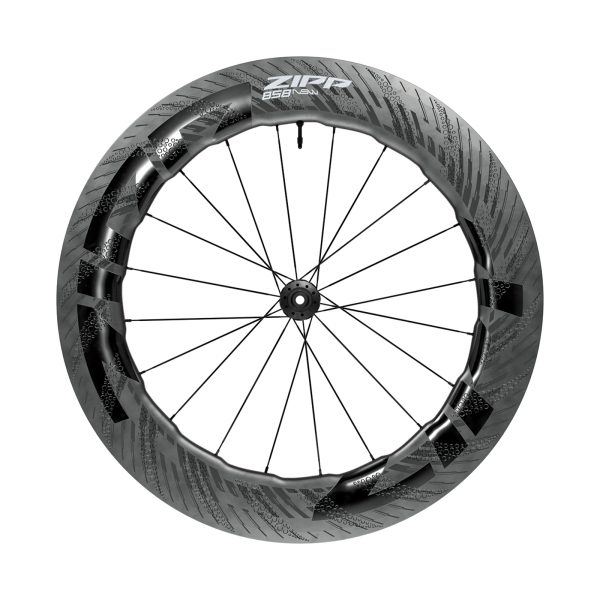 Zipp MY26 858 NSW Hookless Front Wheel 700C/'12X100 black carbon