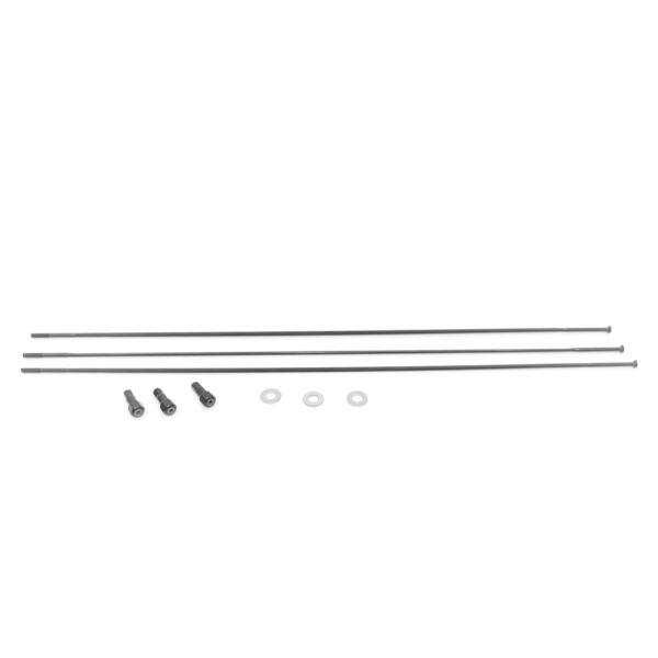 Zipp Spoke and Nipple 280mm CX-Sprint StraightPull Qty3 one size black