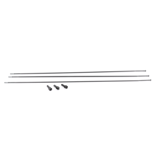 Zipp Spoke and Nipple 294mm Straight Roam/Rail 40 Qty 3 one size black