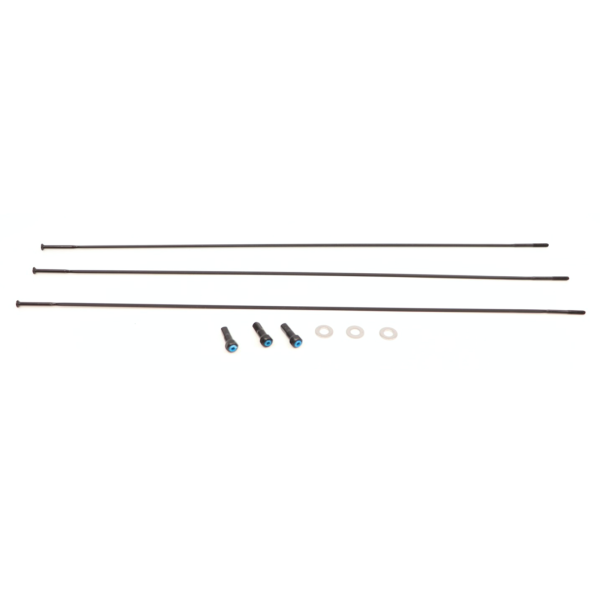 Zipp Spoke and Nipple 284mm Straight Roam 60 27.5 Qty 3 one size black