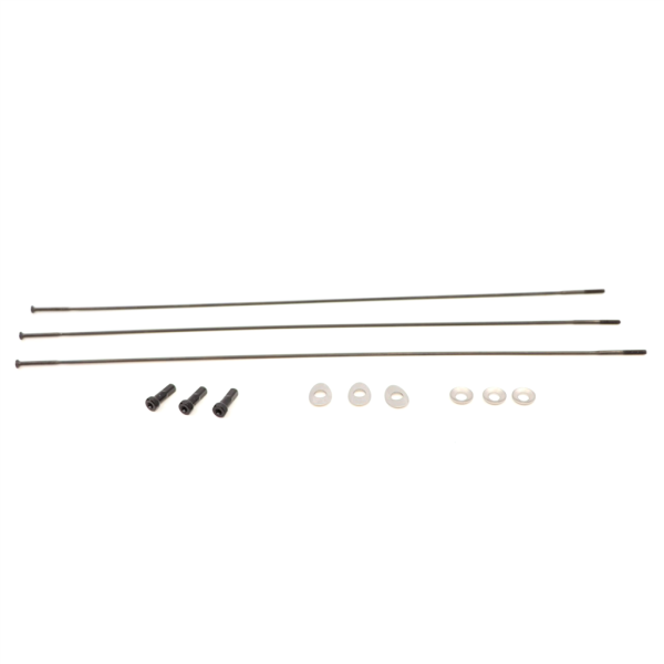 Zipp Spoke and Nipple 264mm CX-Ray Straight Pull Qty 3 one size black