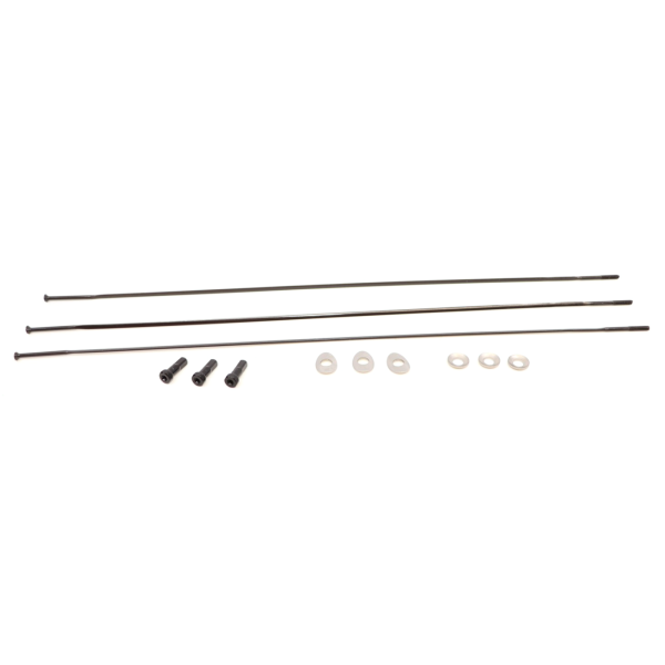 Zipp Spoke and Nipple 278mm CX-Ray Straight Pull Qty 3 one size black
