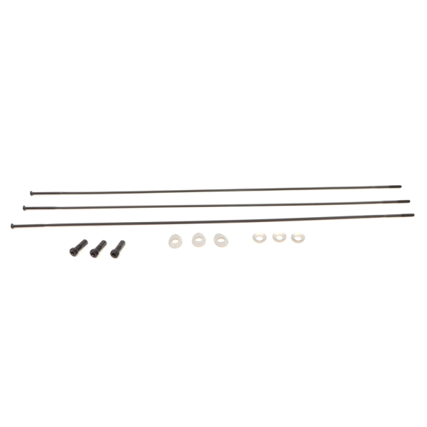 Zipp Spoke and Nipple 280mm CX-Ray Straight Pull Qty 3 one size black
