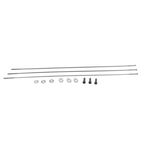 Zipp Spoke and Nipple 284mm CX-Ray Straight Pull Qty 3 one size black