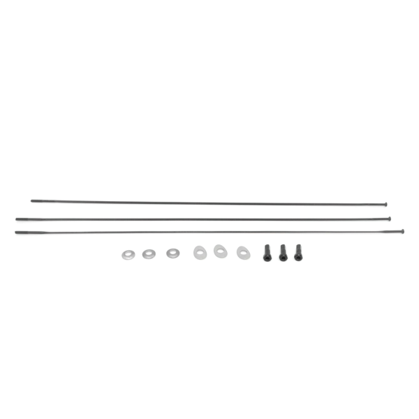 Zipp Spoke and Nipple 292mm CX-Ray Straight Pull Qty 3 one size black