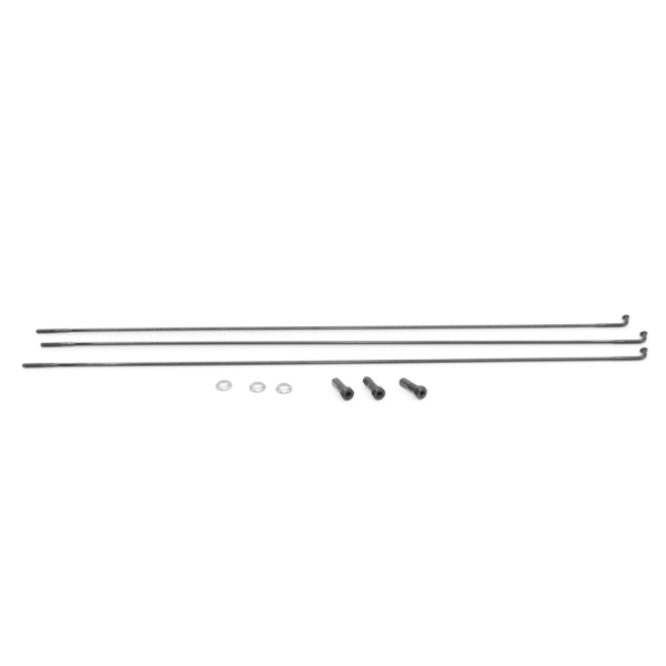 Zipp Spoke and Nipple 282mm D-Light J-Bend Qty 3 one size black