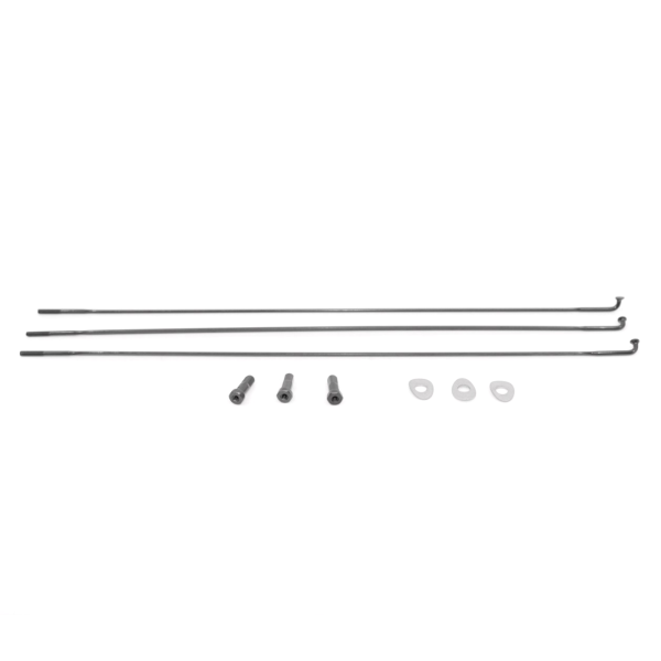 Zipp Spoke and Nipple 242mm CX-Sprint J-Bend Qty 3 one size black