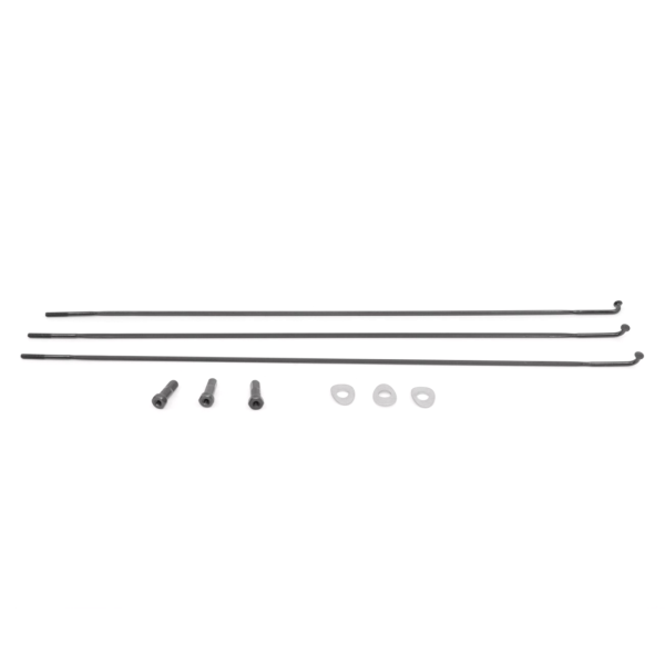 Zipp Spoke and Nipple 244mm CX-Sprint J-Bend Qty 3 one size black