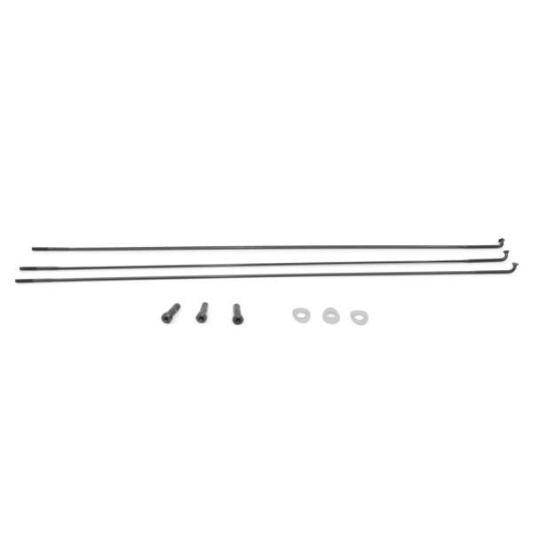 Zipp Spoke and Nipple 278mm CX-Sprint J-Bend Qty 3 one size black