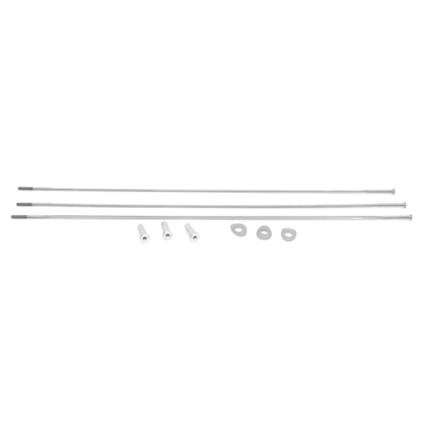 Zipp Spoke and Nipple 244mm CX-Ray Straight Pull Qty 3 one size silver