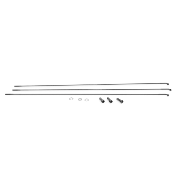 Zipp Spoke and Nipple 300mm CX-Sprint J-Bend Qty 3 one size black