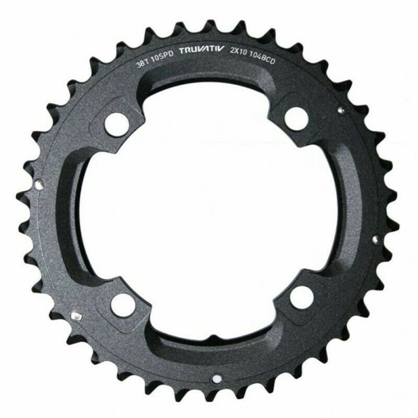 SRAM Chainring MTB 104 BCD No Pin 38T 2x10 104x38T black