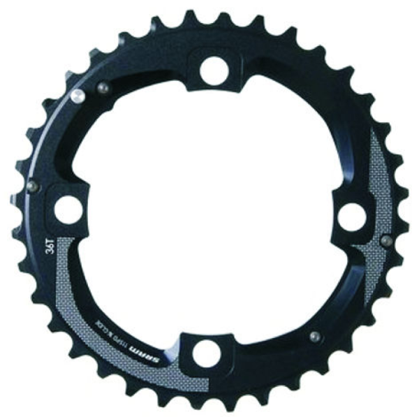 SRAM Chainring GX 1000 104 BCD Medium Pin 34T 2x10 104x34T black