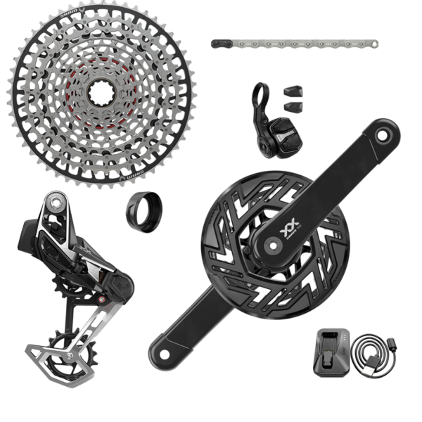 SRAM Groupset XX Eagle AXS Transmission Bosch Gen4 165mm black/silver