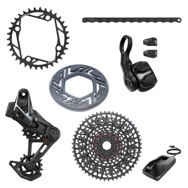 SRAM Groupset X0 Eagle AXS Transmission 104BCD 34T black