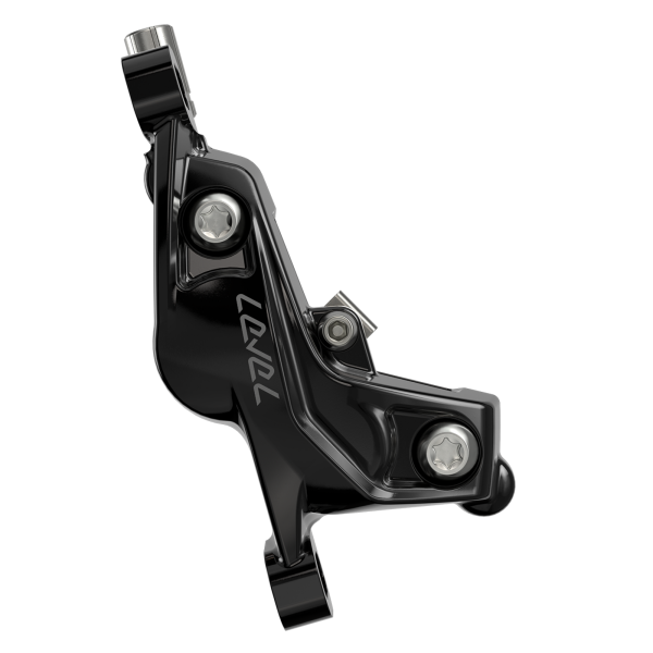 SRAM Disc Brake Caliper - Level 4P Silver Stealth anodized black