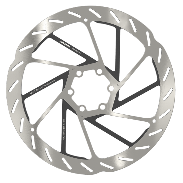 SRAM Rotor HS2 Rounded 6-bolt 180mm 180mm