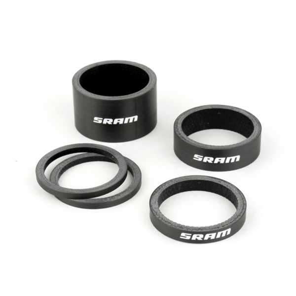 SRAM Headset Spacer Set SRAM, DU Carbon one size carbon/white