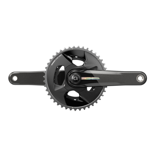 Quarq MY23 Power Meter Crankset Spindle Force AXS Wide 2x DUB 172.5mm/43/30t black/iridescent
