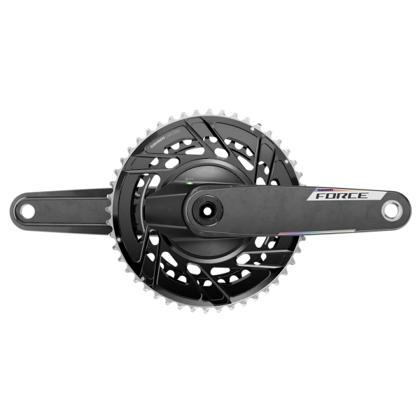 Quarq MY26 Power Meter Crankset Spider Force AXS 2x DUB 170mm/48/35t black/iridescent