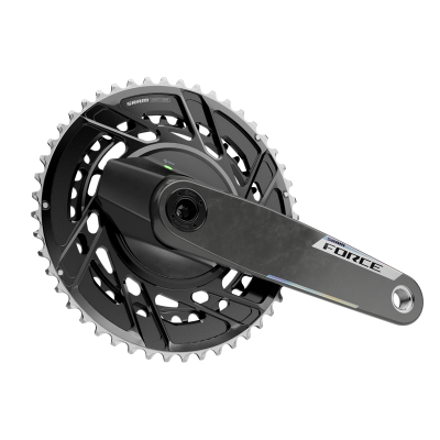 Quarq MY26 Power Meter Crankset Spider Force AXS 2x DUB 175mm/46/33t black/iridescent Produktbild 1