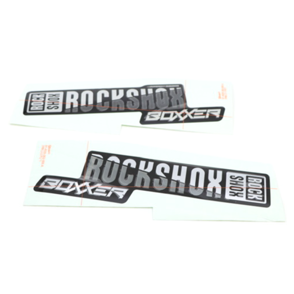 Rock Shox Fork Decal Kit, 35mm BoXXer 2019+ silver for black