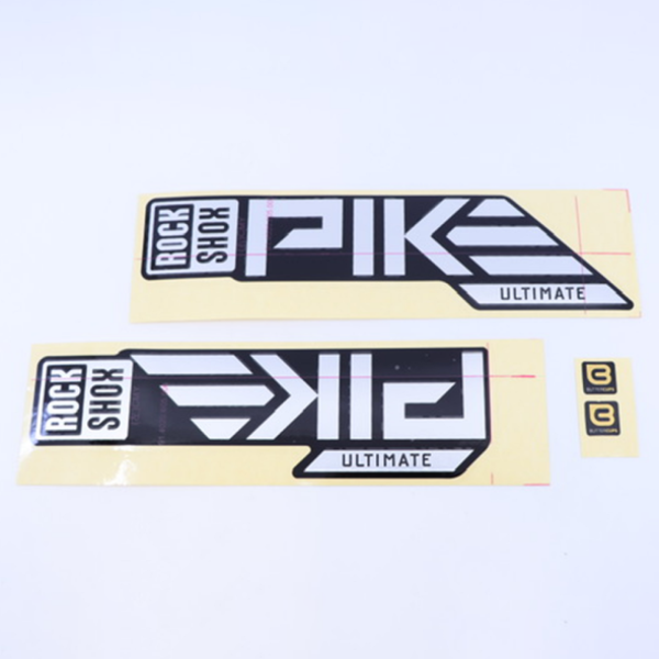 Rock Shox Fork Decal Kit, Pike Ultimate 2023+ silver for black