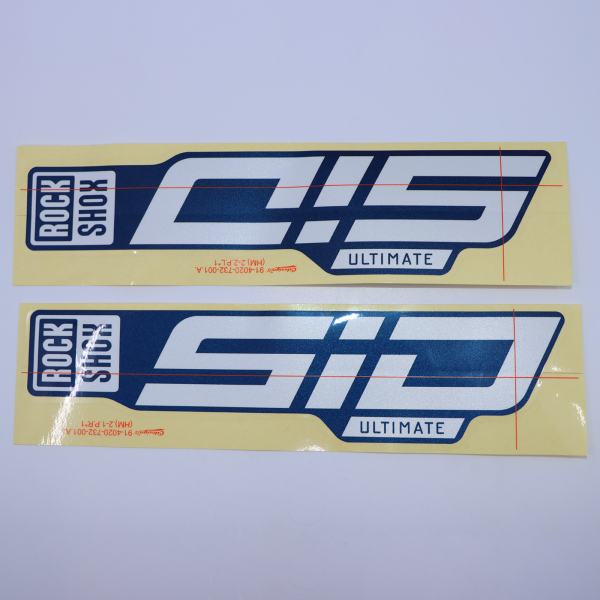 Rock Shox Fork Decal Kit - SID 35mm Ult 2024+ polar for blue