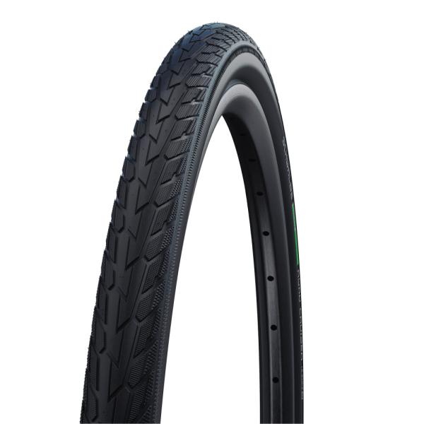 Schwalbe DRAHTREIFEN ROAD CRUISER Active Line Green Compound K-Guard 47-305 Schwarz